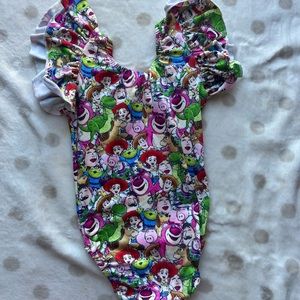 Handmade baby flutter sleeve leo